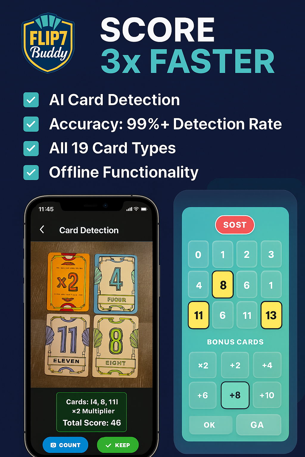 Flip7 Buddy App in Action